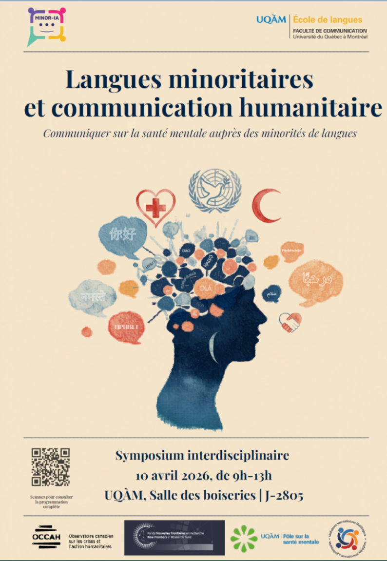 Événement Montréal 2026 — Langues minoritaires et communication humanitaire